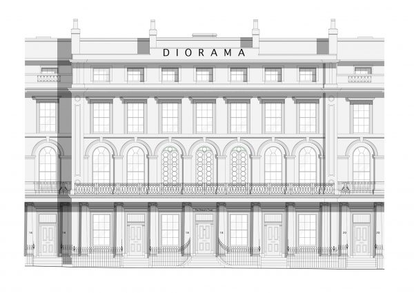 Centrepiece of front façade of Grade I Listed building that is locally important is John Nash designed